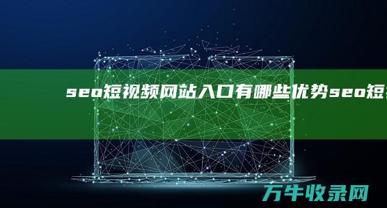 seo短视频网站入口有哪些优势 (seo短视频网页入口引流网站)